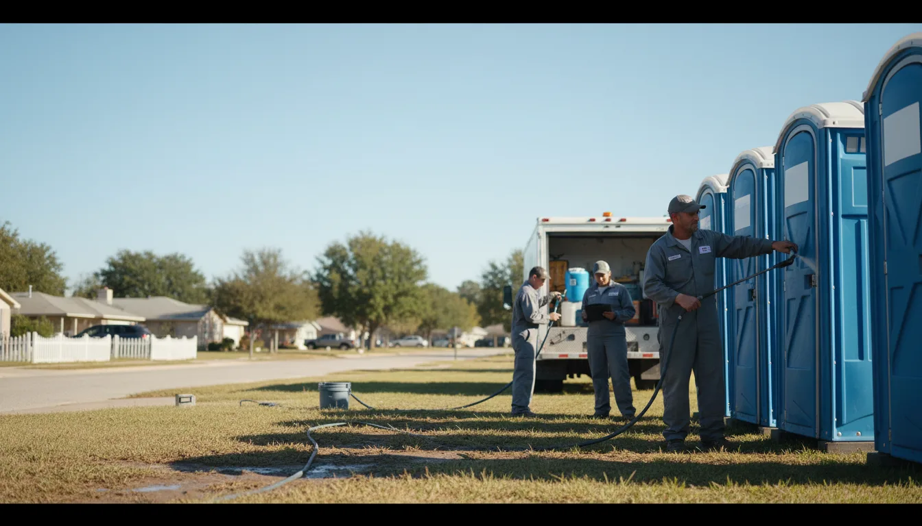 Long-Term Portable Toilet Rental in Lyerly, GA near me